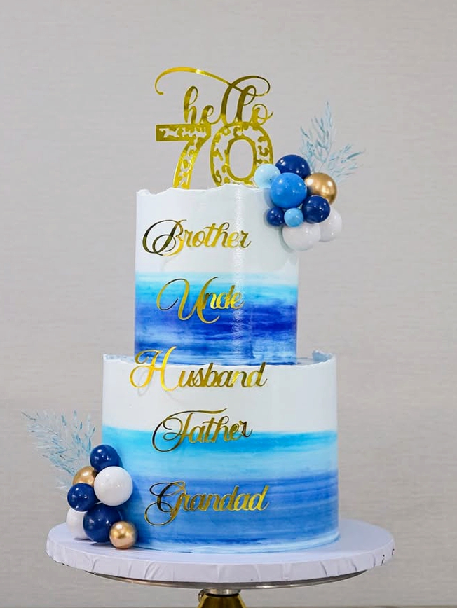Luxury 2 Tier Birthday Cake For Parties