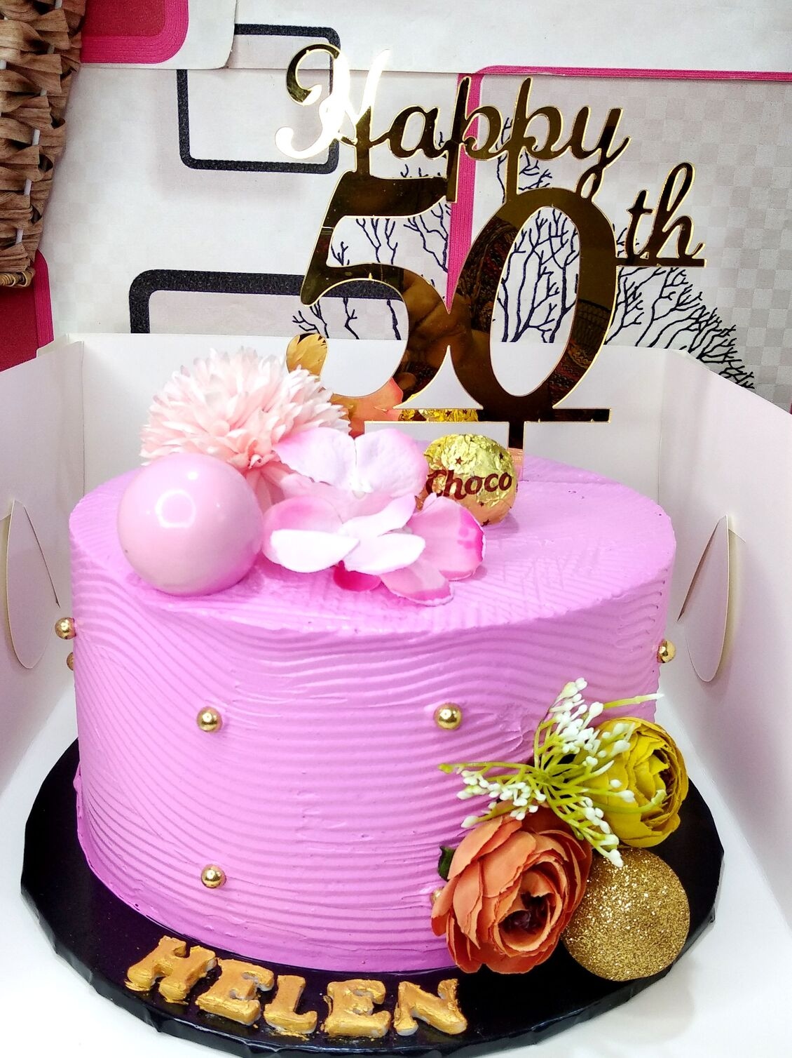 8 Inch Two Layer Birthday Cake
