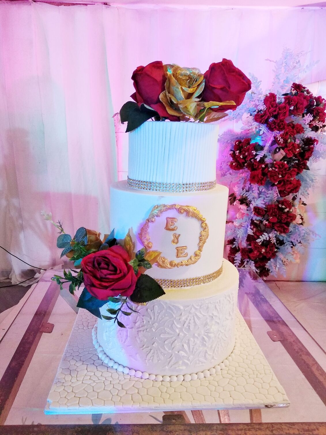 3 Tier Wedding Cake