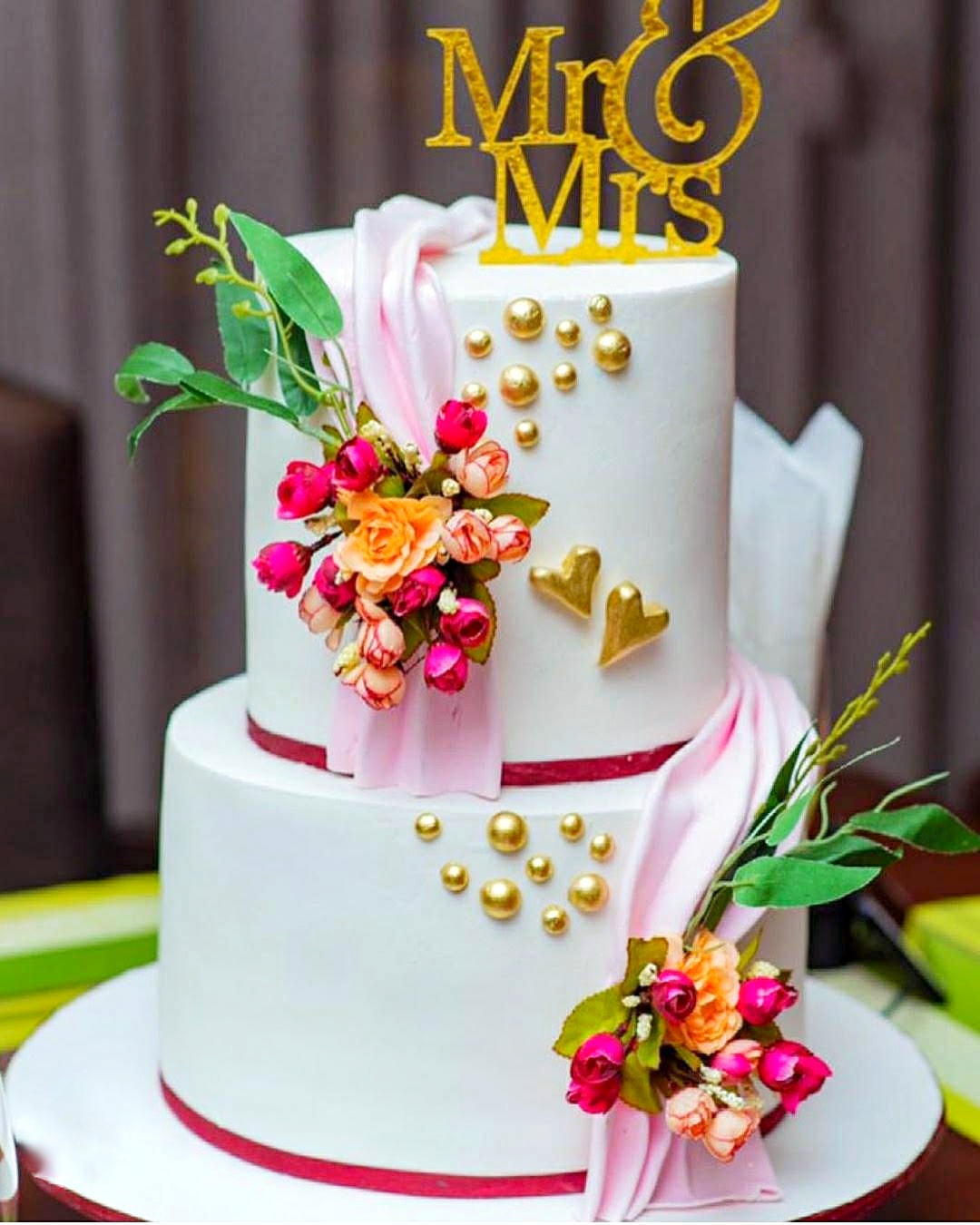 Two Tier Wedding Cake