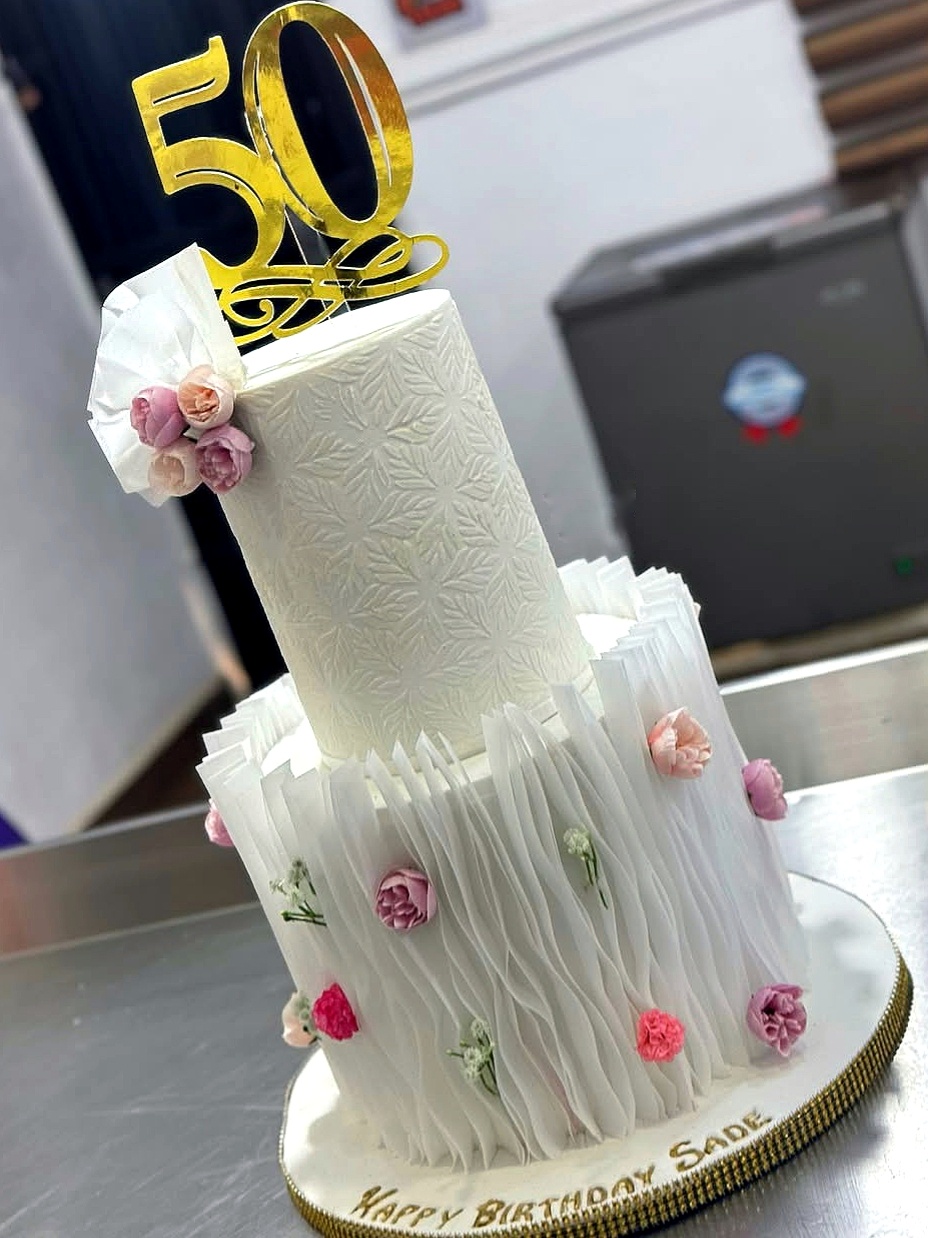 Luxury 2 Tier Birthday Cake For Parties